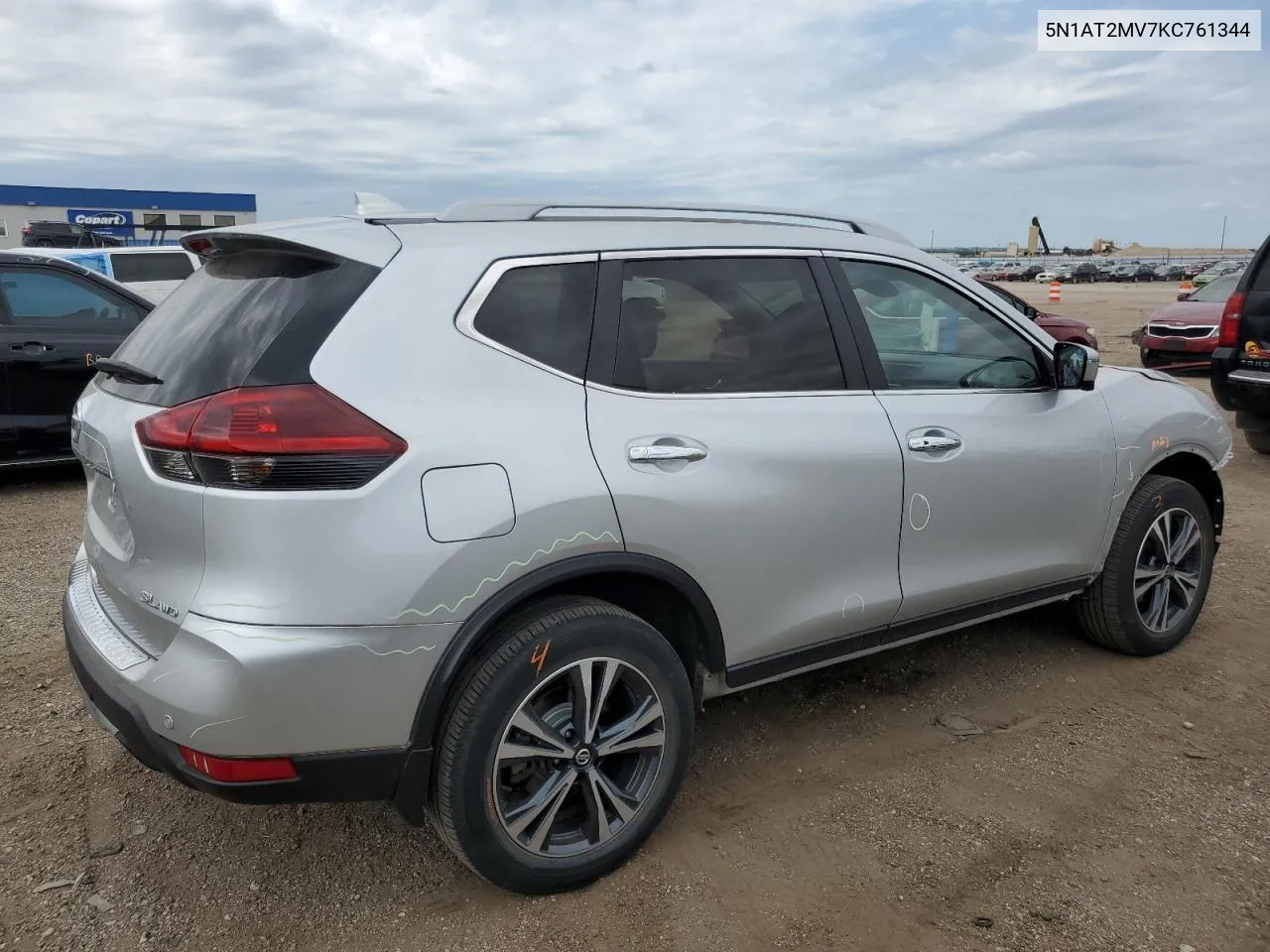 2019 Nissan Rogue S VIN: 5N1AT2MV7KC761344 Lot: 70676824