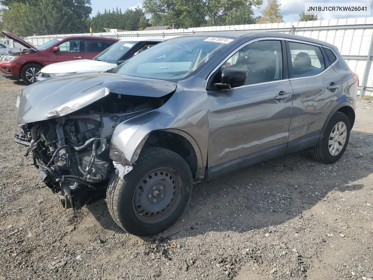 JN1BJ1CR7KW626041 2019 Nissan Rogue Sport S