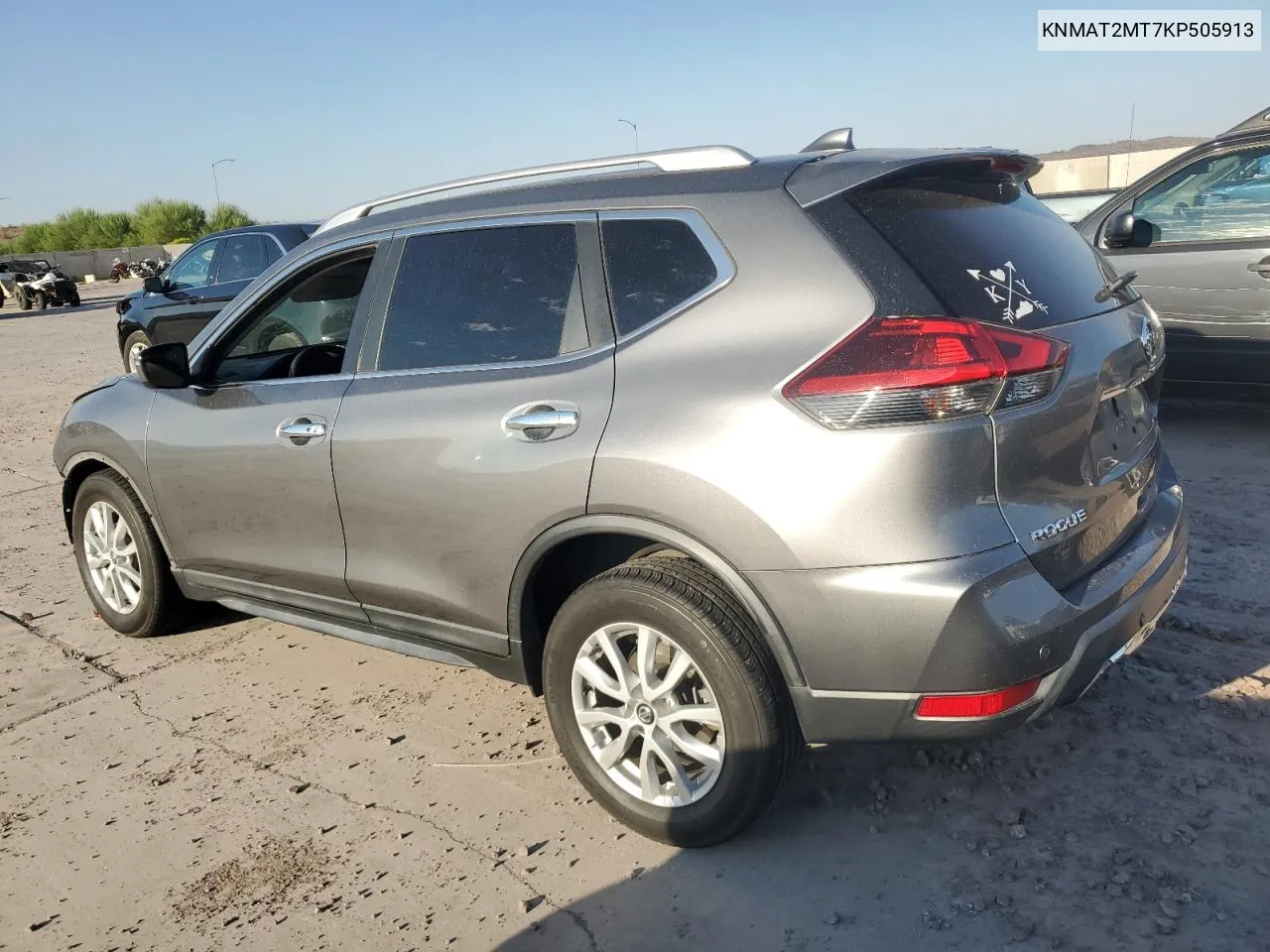 2019 Nissan Rogue S VIN: KNMAT2MT7KP505913 Lot: 70726014