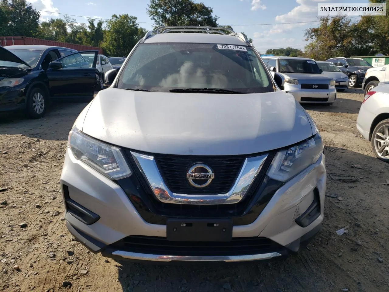 5N1AT2MTXKC840425 2019 Nissan Rogue S