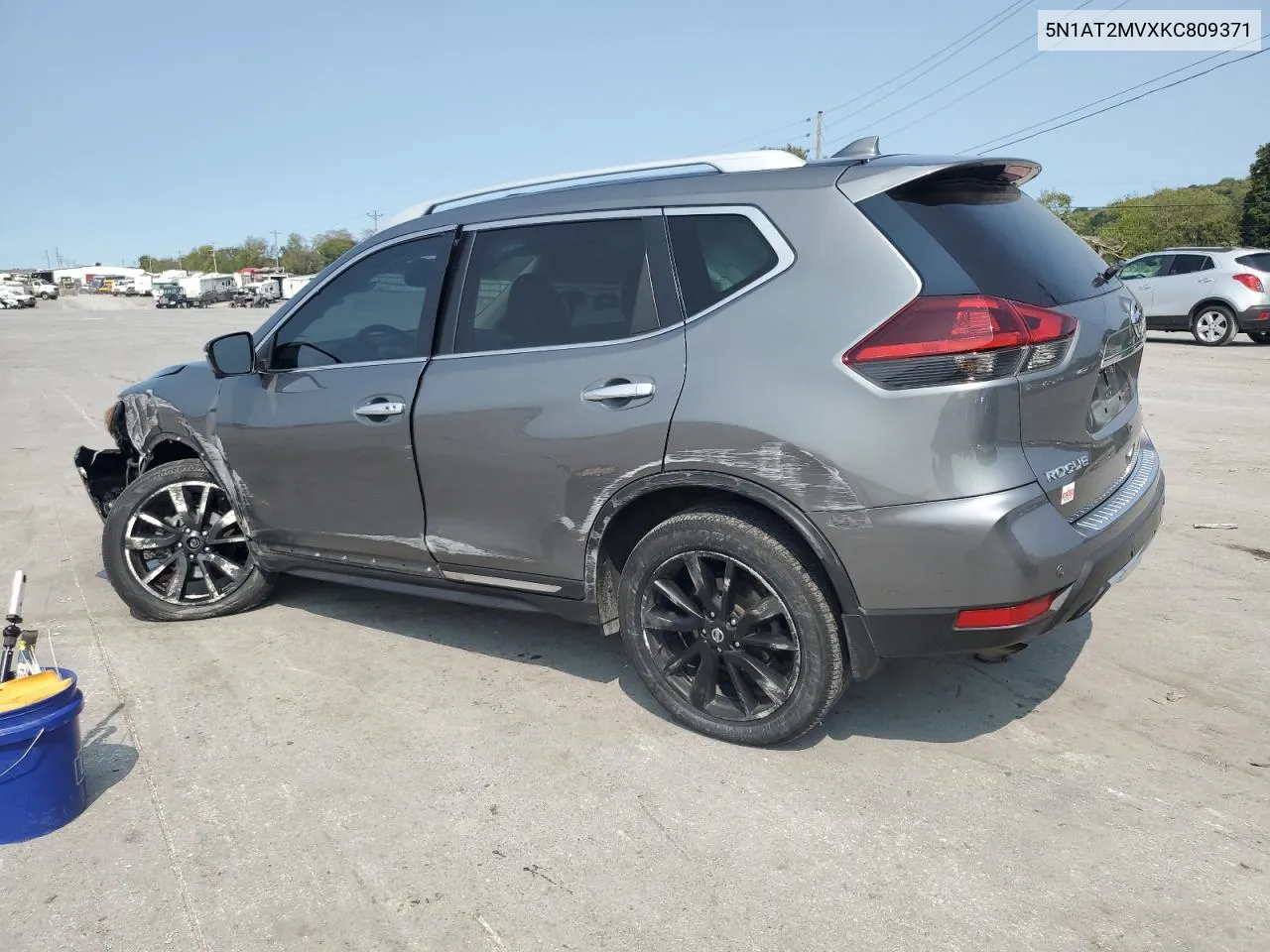 2019 Nissan Rogue S VIN: 5N1AT2MVXKC809371 Lot: 70920504