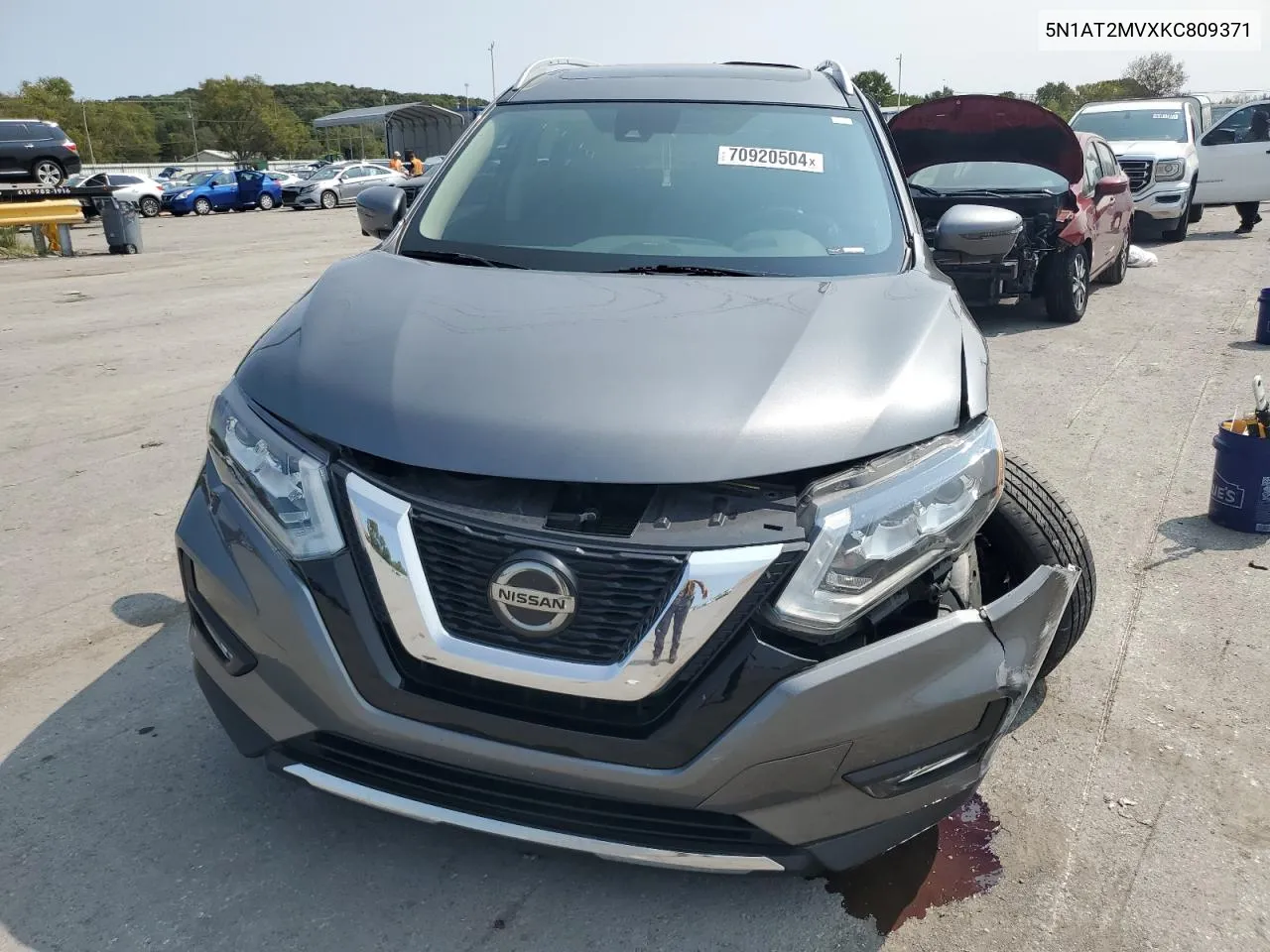 5N1AT2MVXKC809371 2019 Nissan Rogue S