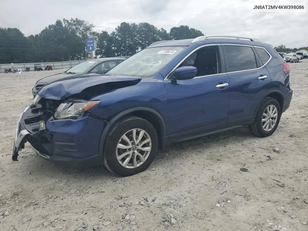 2019 Nissan Rogue S VIN: JN8AT2MV4KW398086 Lot: 71156674