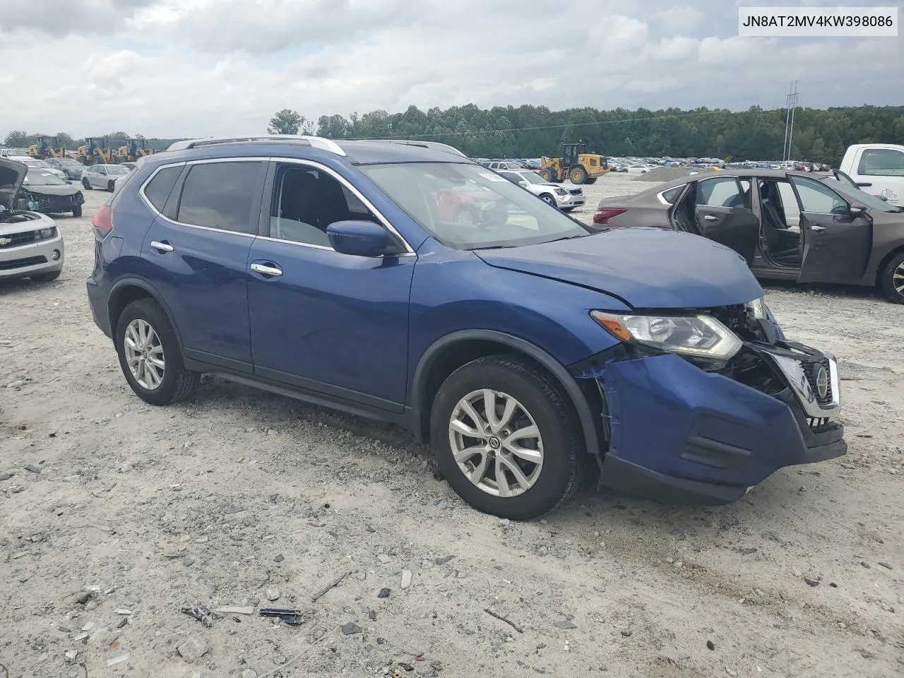 2019 Nissan Rogue S VIN: JN8AT2MV4KW398086 Lot: 71156674