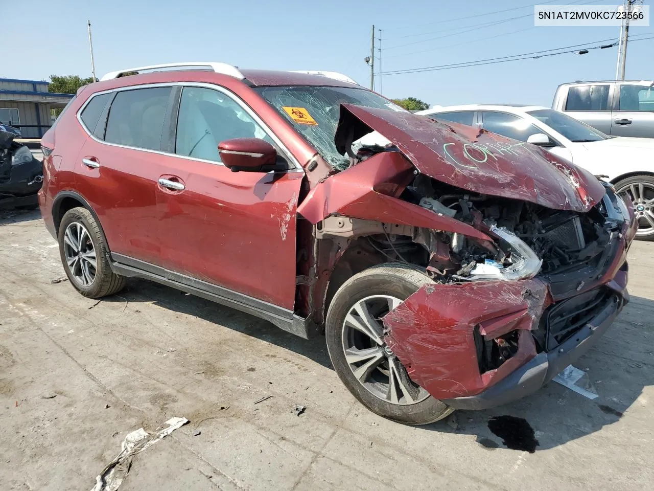 2019 Nissan Rogue S VIN: 5N1AT2MV0KC723566 Lot: 71189344