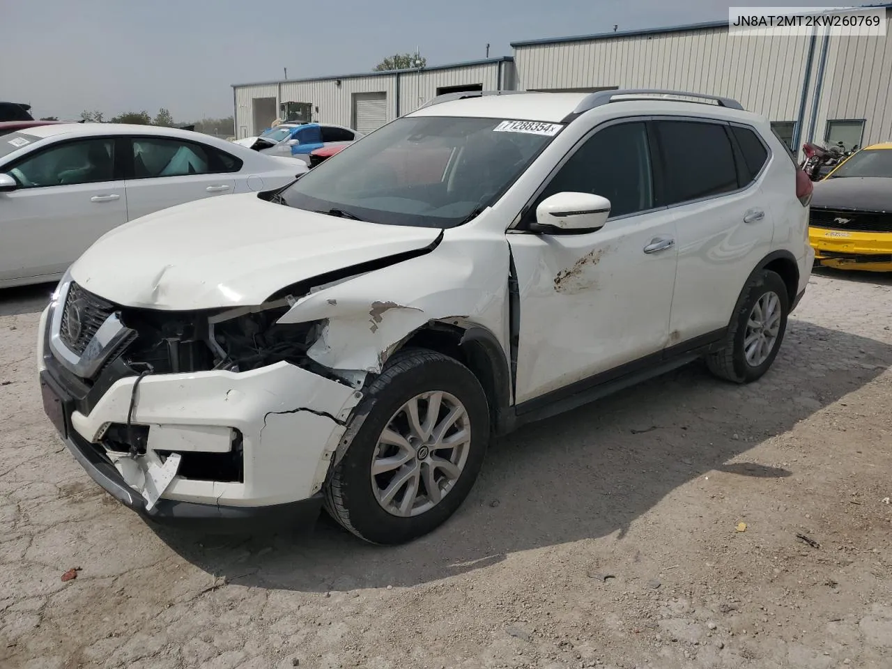 2019 Nissan Rogue S VIN: JN8AT2MT2KW260769 Lot: 71288354