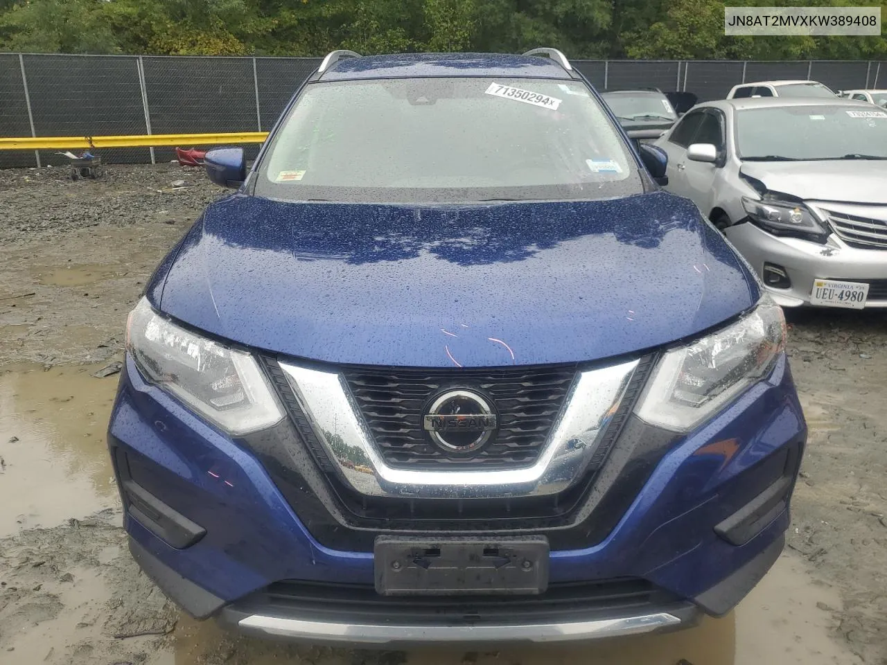 JN8AT2MVXKW389408 2019 Nissan Rogue S