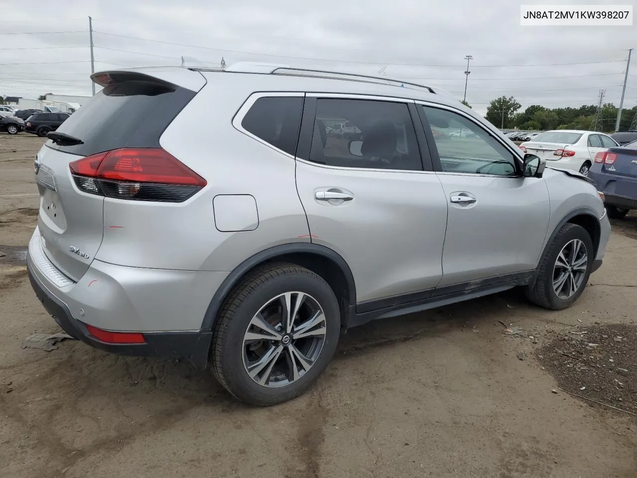 JN8AT2MV1KW398207 2019 Nissan Rogue S