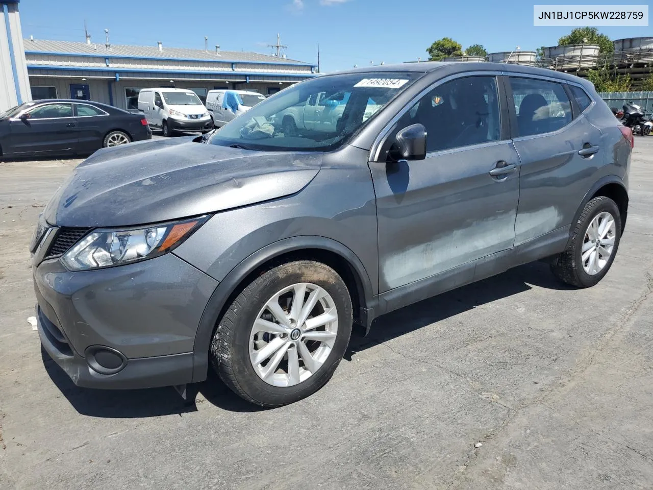 2019 Nissan Rogue Sport S VIN: JN1BJ1CP5KW228759 Lot: 71492054