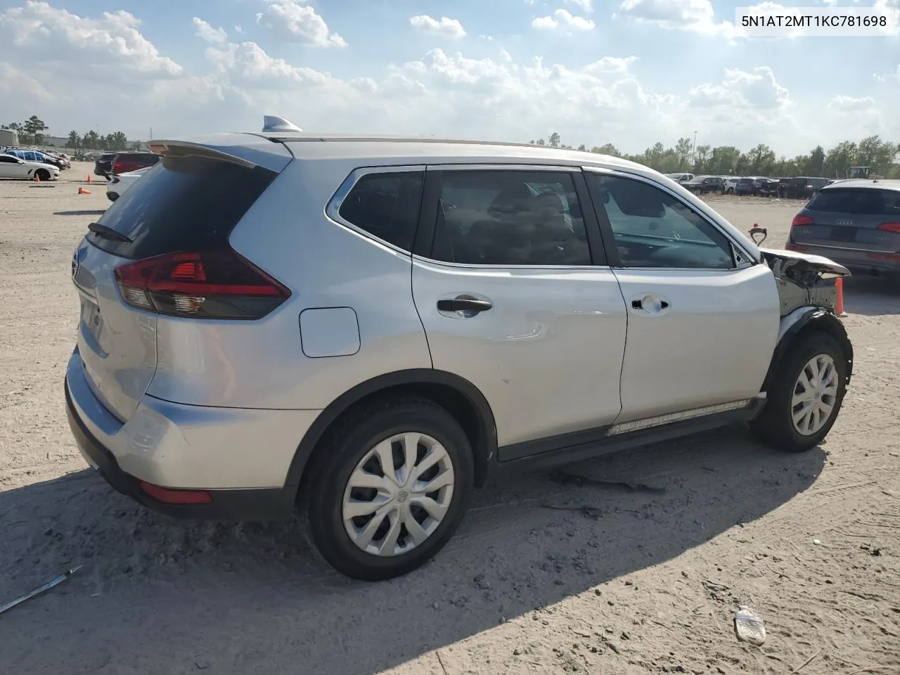 2019 Nissan Rogue S VIN: 5N1AT2MT1KC781698 Lot: 71543854