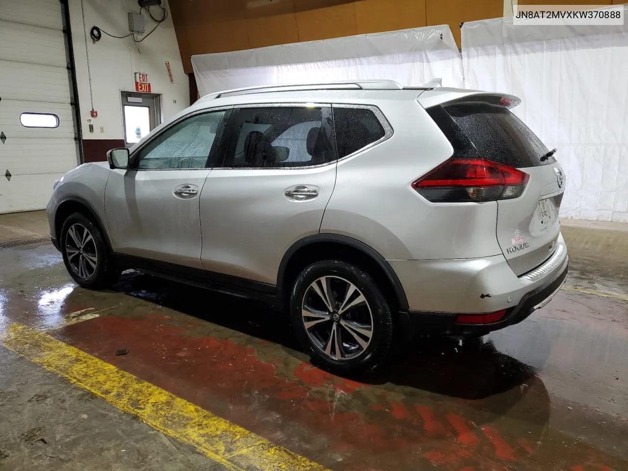 2019 Nissan Rogue S VIN: JN8AT2MVXKW370888 Lot: 71581884