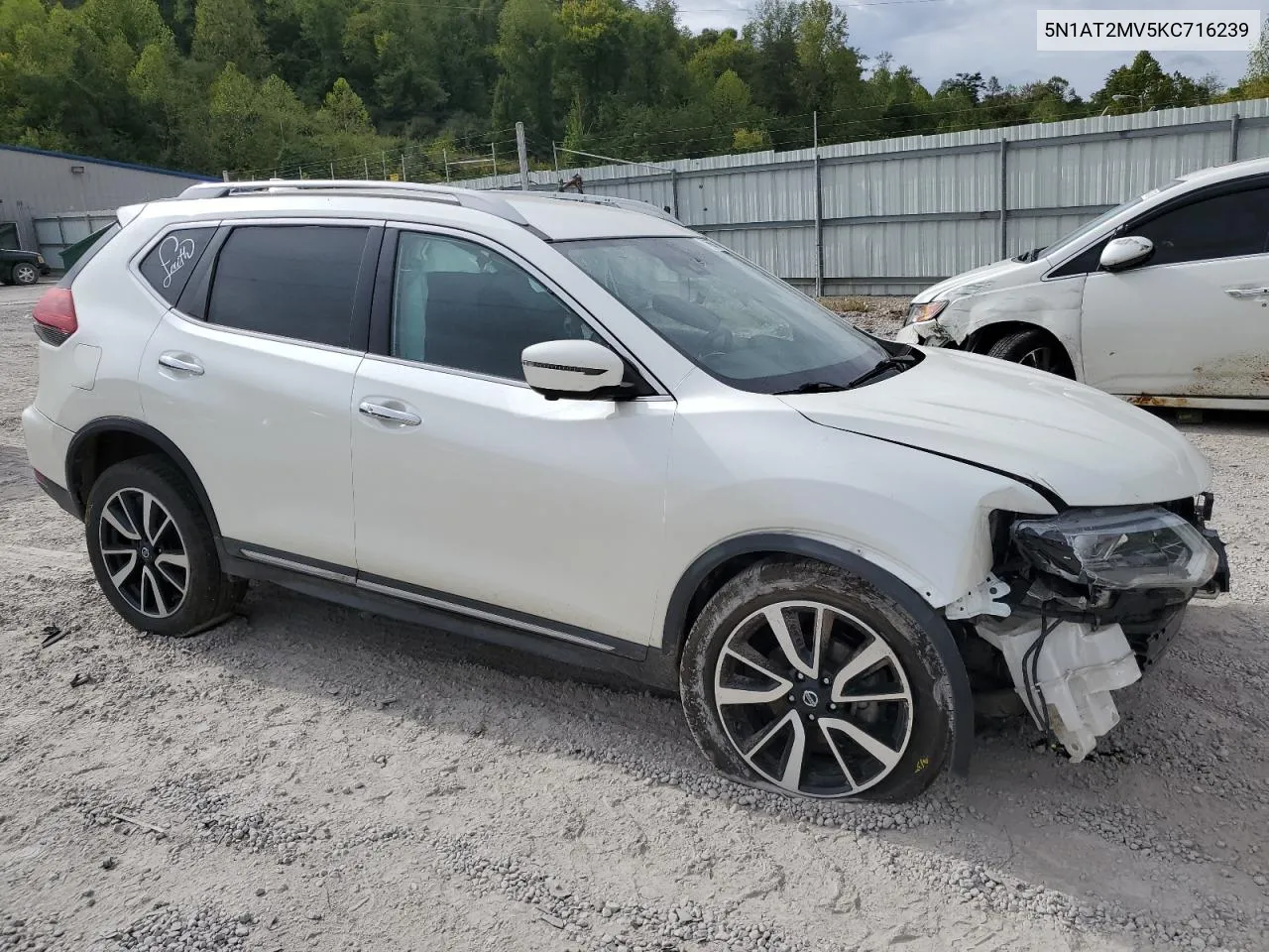 2019 Nissan Rogue S VIN: 5N1AT2MV5KC716239 Lot: 71660744