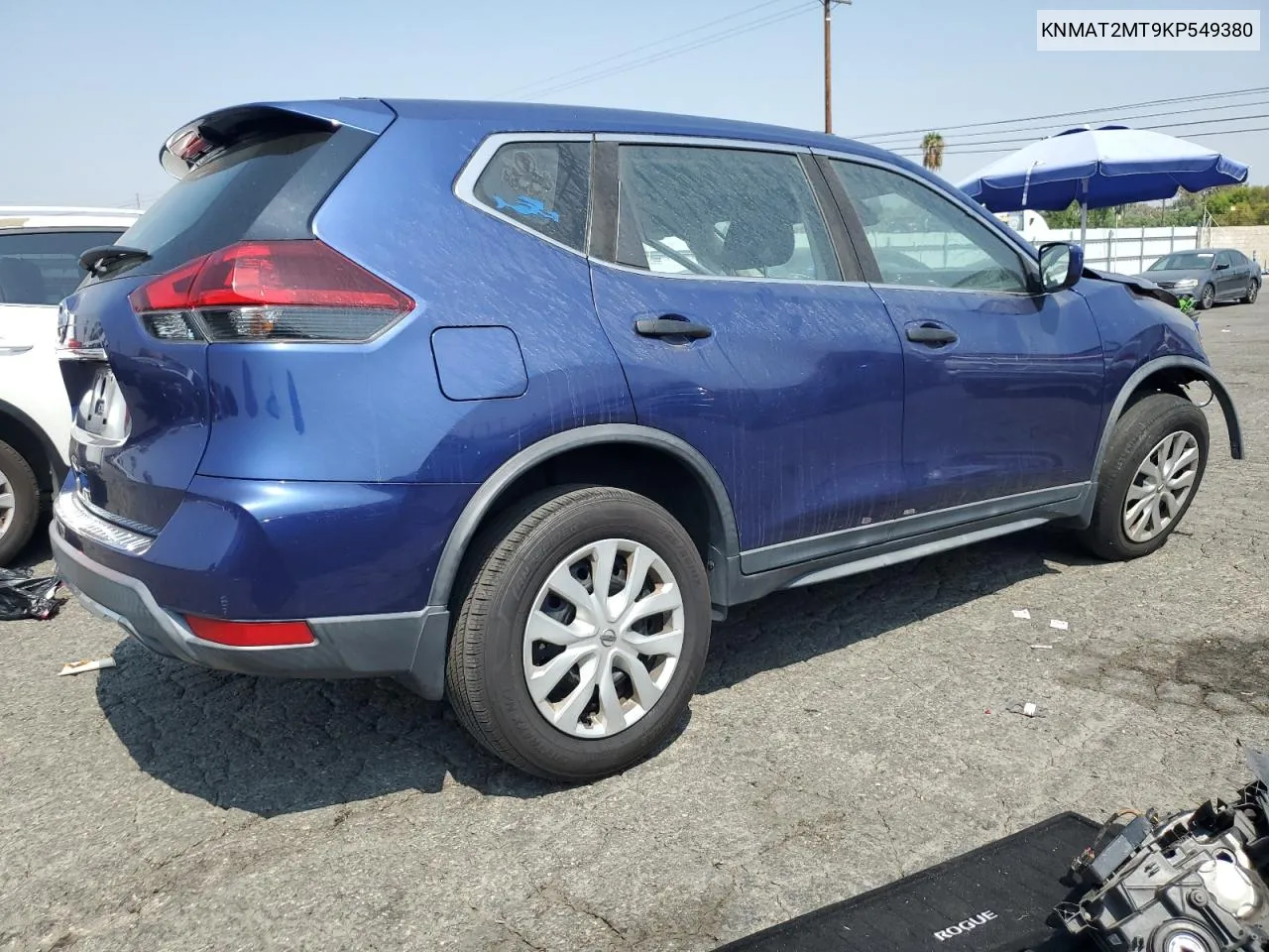 2019 Nissan Rogue S VIN: KNMAT2MT9KP549380 Lot: 71685834