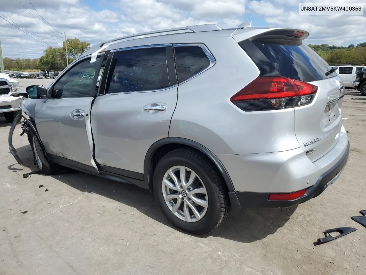 2019 Nissan Rogue S VIN: JN8AT2MV5KW400363 Lot: 71740834