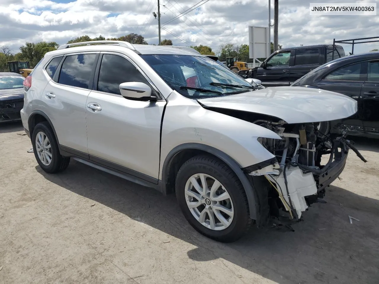 2019 Nissan Rogue S VIN: JN8AT2MV5KW400363 Lot: 71740834