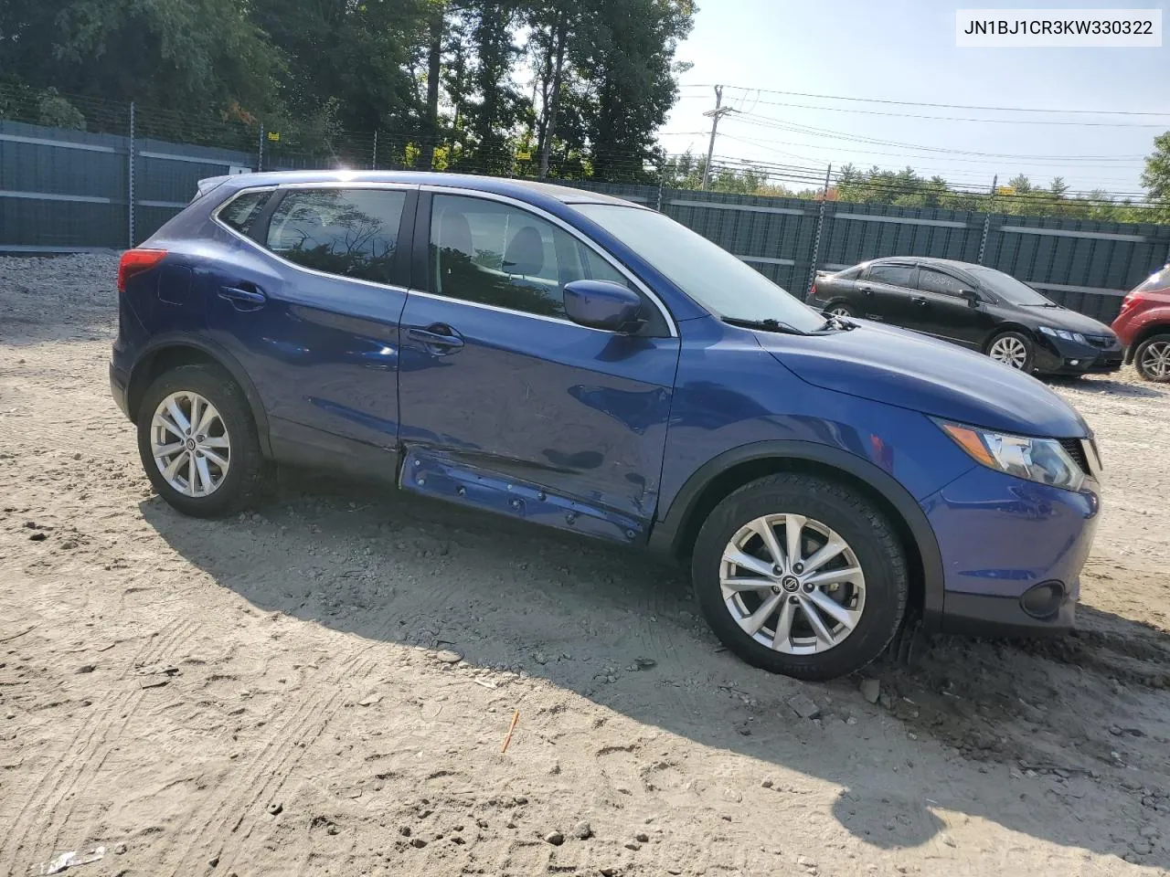 2019 Nissan Rogue Sport S VIN: JN1BJ1CR3KW330322 Lot: 71830524