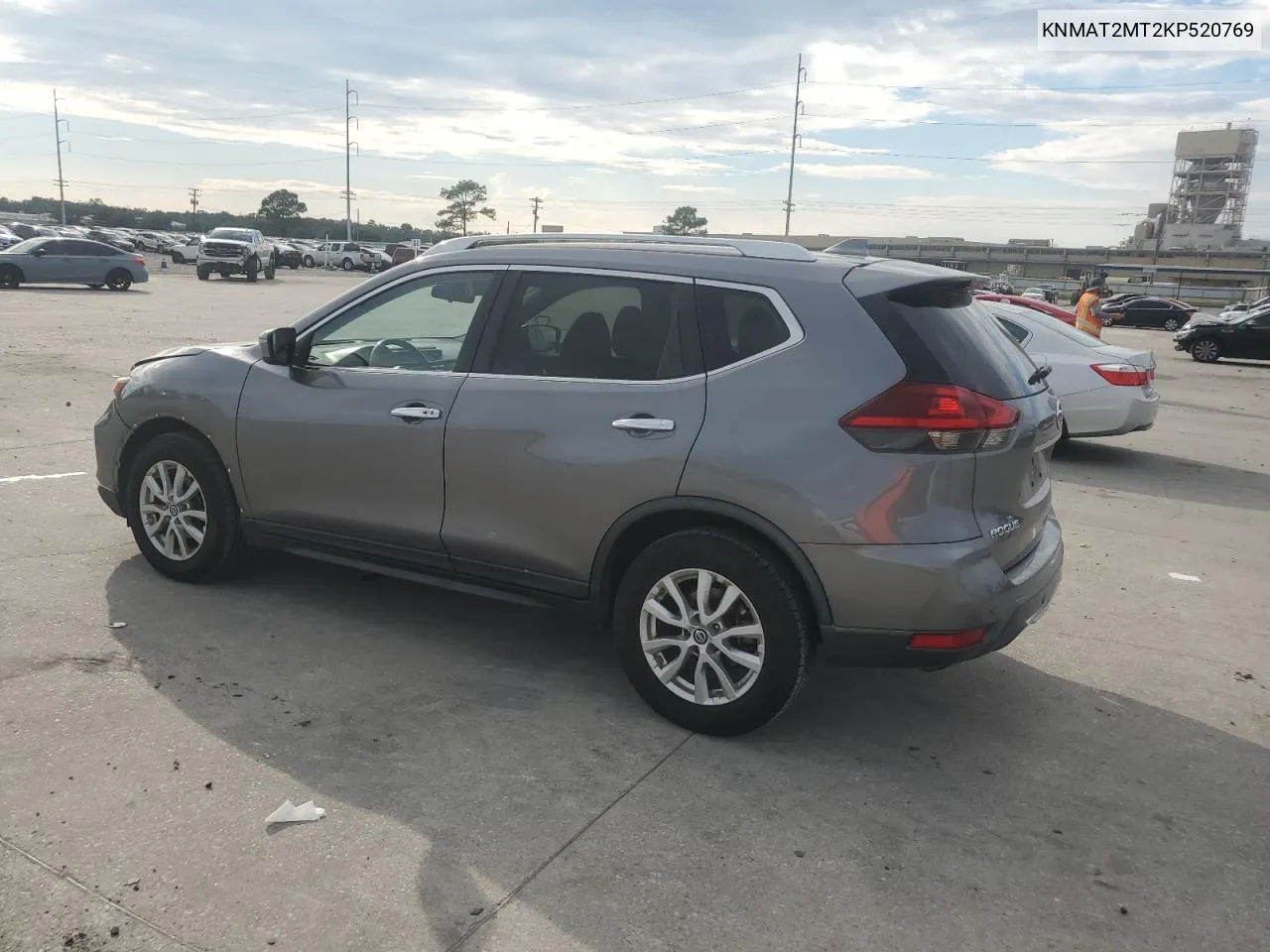 2019 Nissan Rogue S VIN: KNMAT2MT2KP520769 Lot: 71889044