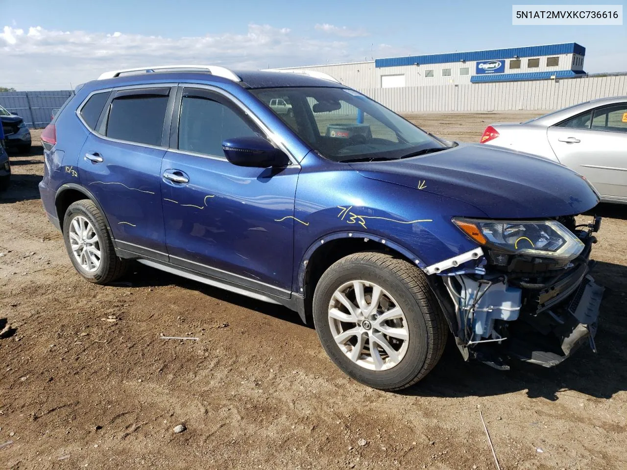 5N1AT2MVXKC736616 2019 Nissan Rogue S