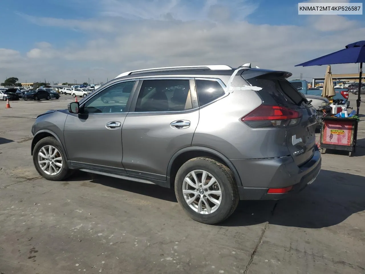 2019 Nissan Rogue S VIN: KNMAT2MT4KP526587 Lot: 71960504