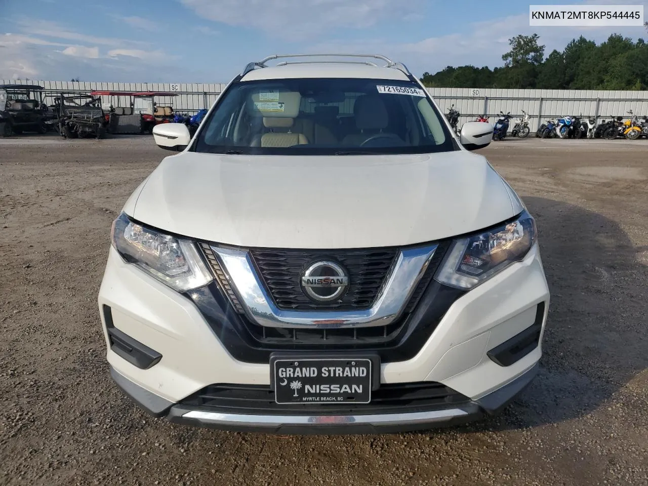 2019 Nissan Rogue S VIN: KNMAT2MT8KP544445 Lot: 72165034