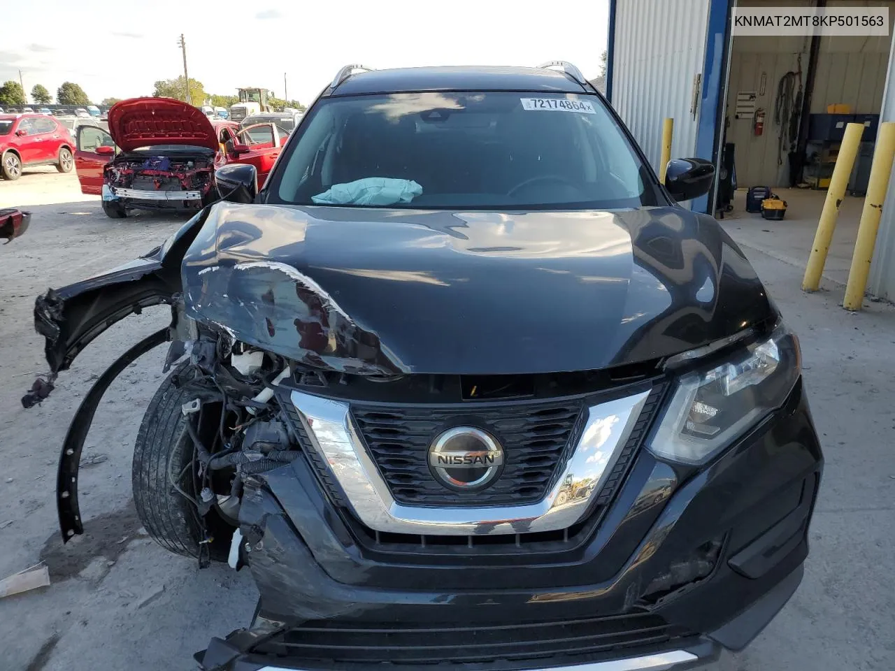 2019 Nissan Rogue S VIN: KNMAT2MT8KP501563 Lot: 72174864