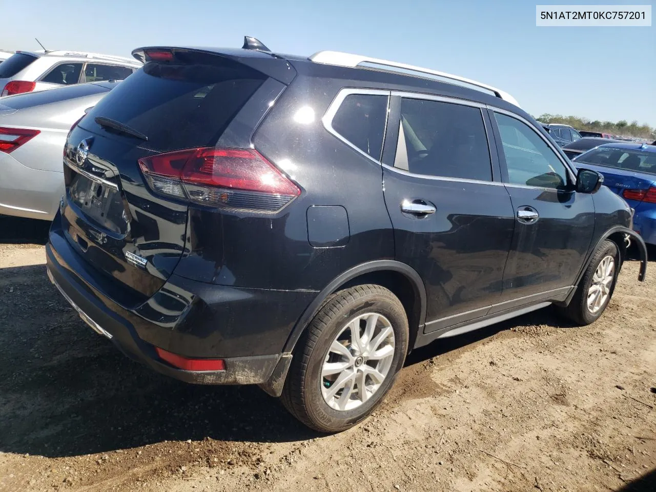 2019 Nissan Rogue S VIN: 5N1AT2MT0KC757201 Lot: 72237184