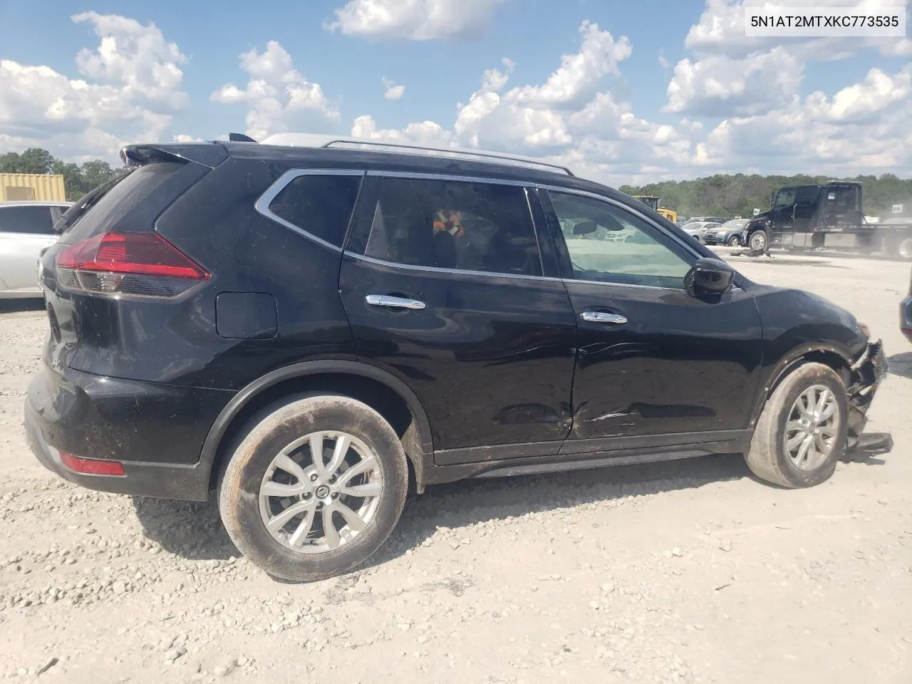 2019 Nissan Rogue S VIN: 5N1AT2MTXKC773535 Lot: 72313384