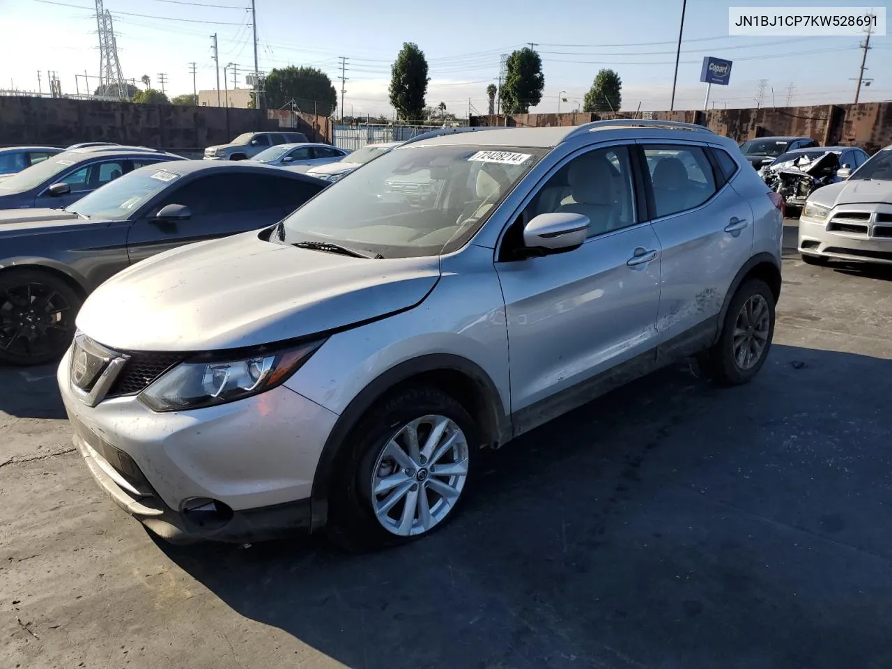 JN1BJ1CP7KW528691 2019 Nissan Rogue Sport S