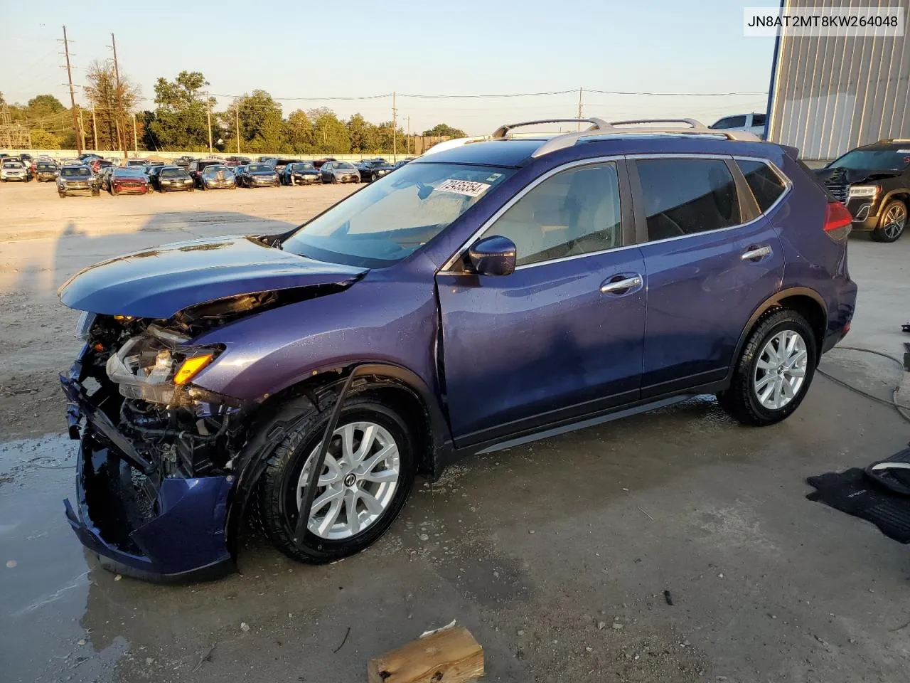 2019 Nissan Rogue S VIN: JN8AT2MT8KW264048 Lot: 72435354