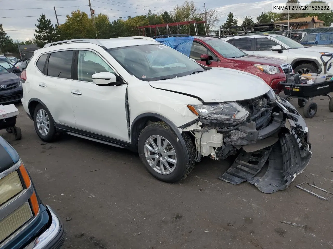 2019 Nissan Rogue S VIN: KNMAT2MV2KP526282 Lot: 72438814