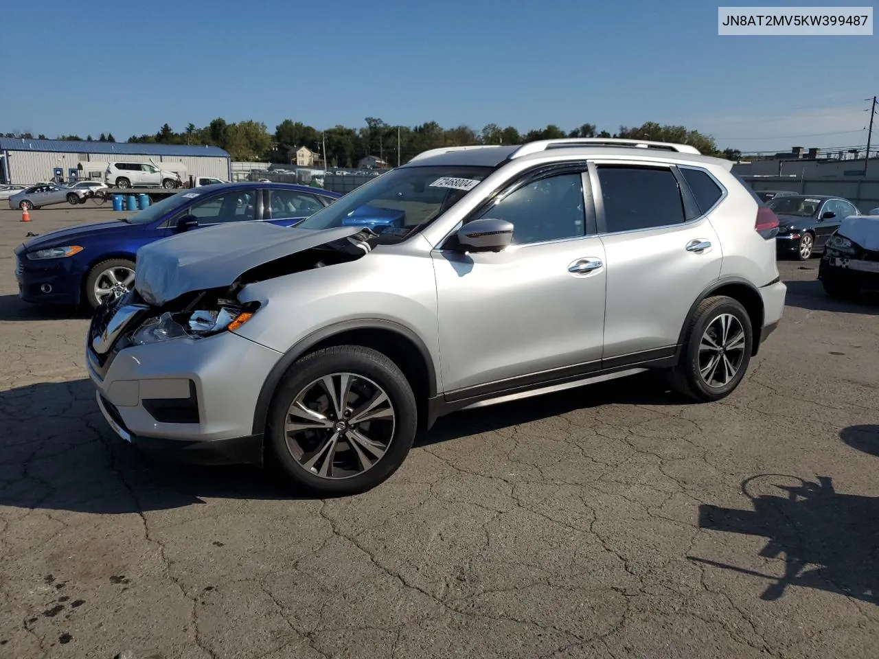 2019 Nissan Rogue S VIN: JN8AT2MV5KW399487 Lot: 72468004