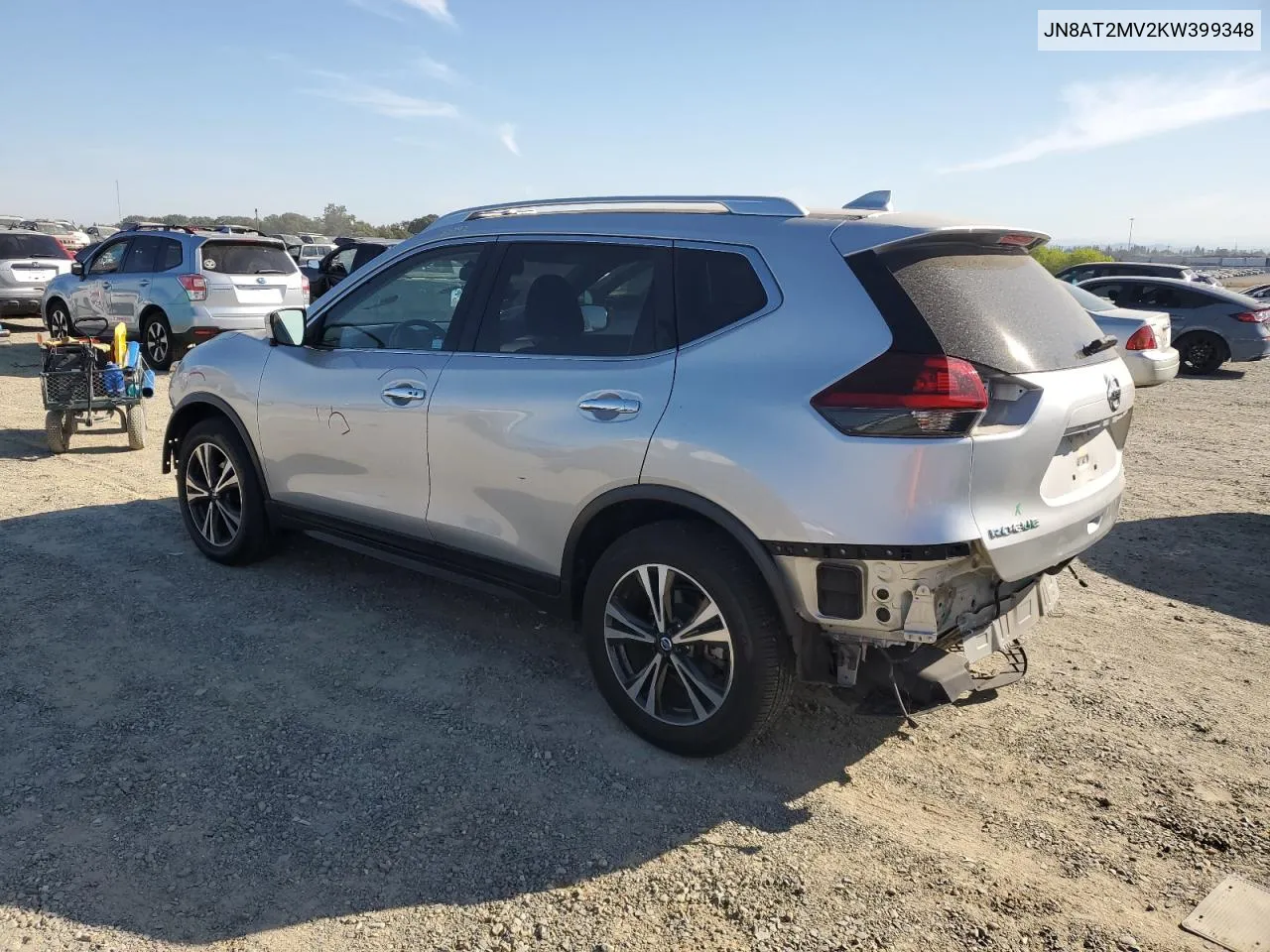 2019 Nissan Rogue S VIN: JN8AT2MV2KW399348 Lot: 72476144