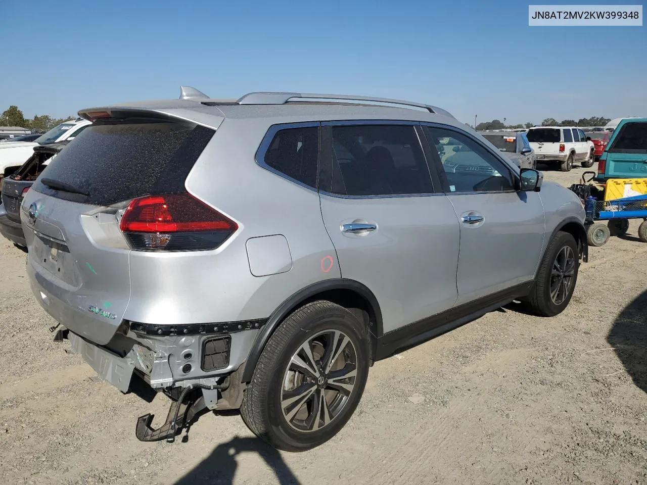 2019 Nissan Rogue S VIN: JN8AT2MV2KW399348 Lot: 72476144