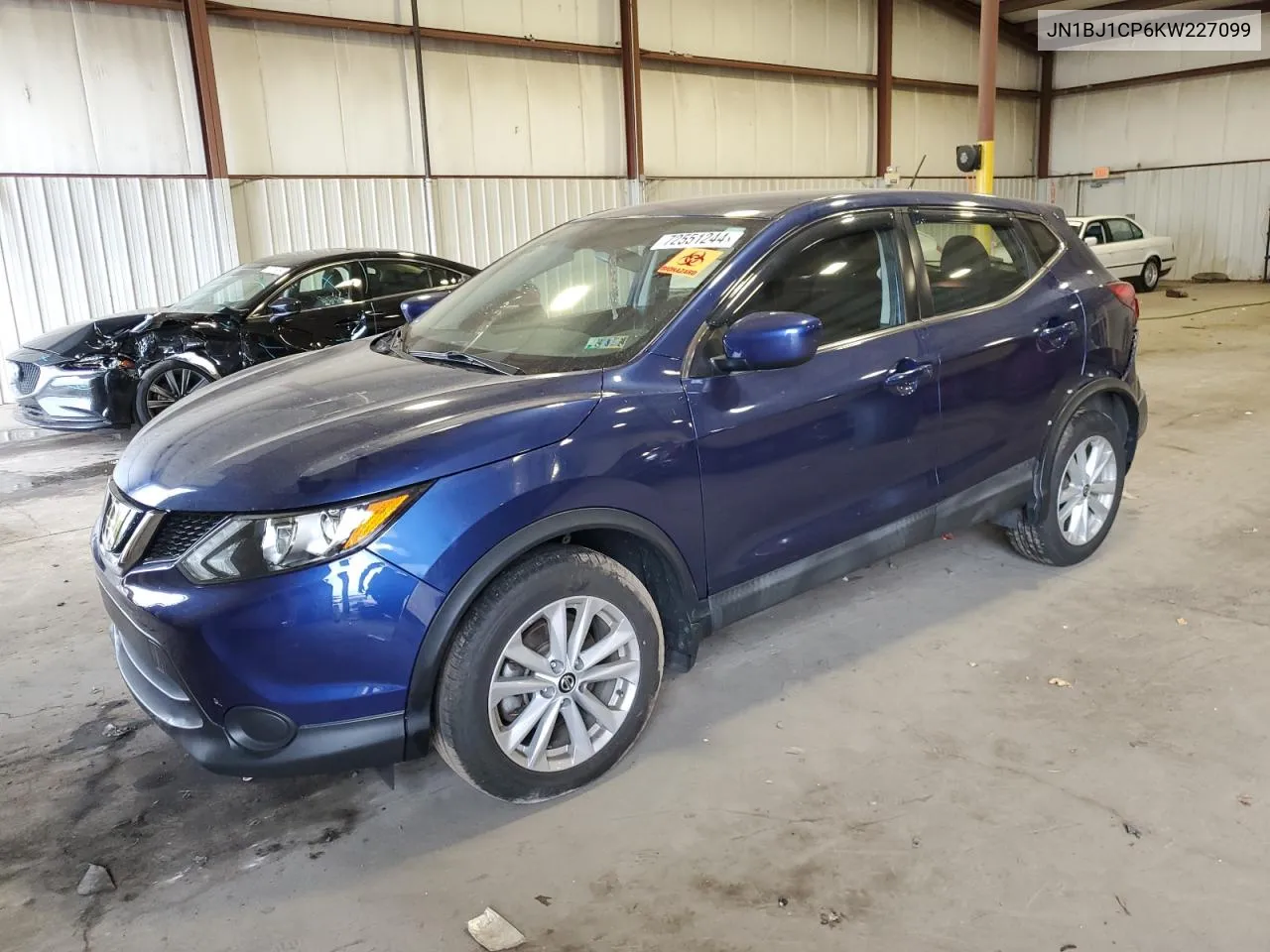 2019 Nissan Rogue Sport S VIN: JN1BJ1CP6KW227099 Lot: 72551244