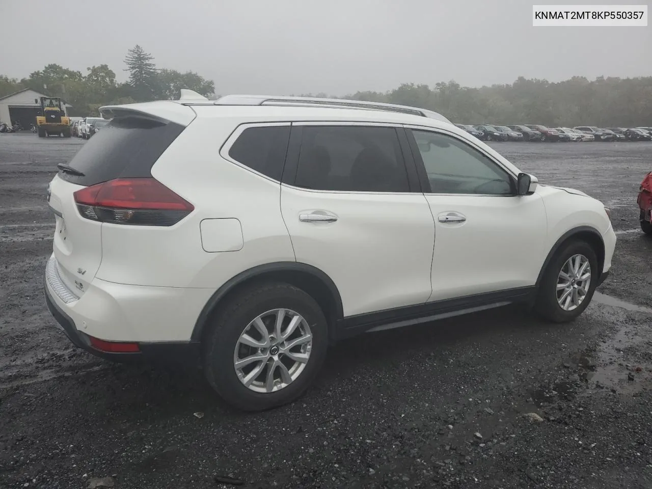 2019 Nissan Rogue S VIN: KNMAT2MT8KP550357 Lot: 72608214