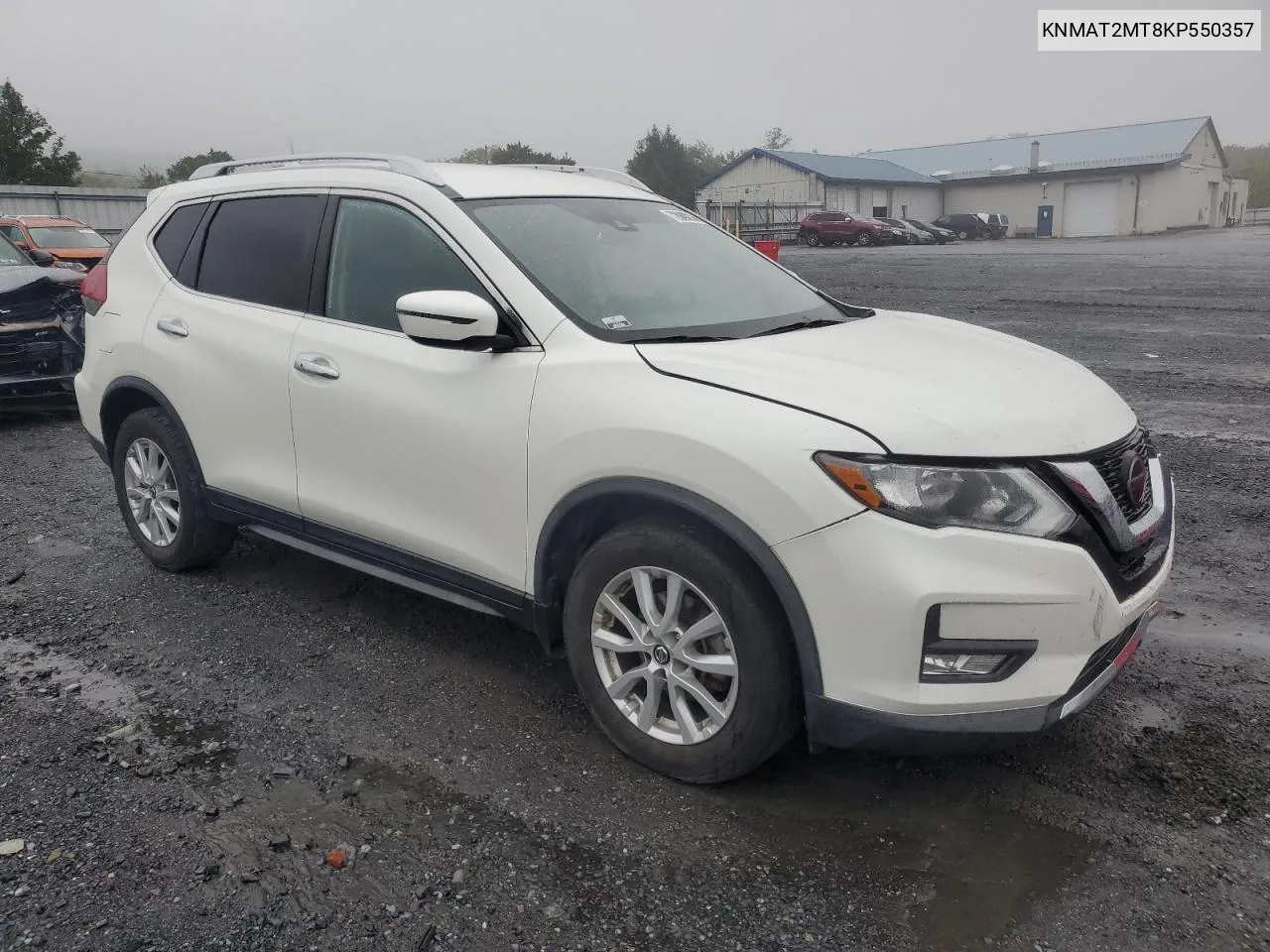 2019 Nissan Rogue S VIN: KNMAT2MT8KP550357 Lot: 72608214