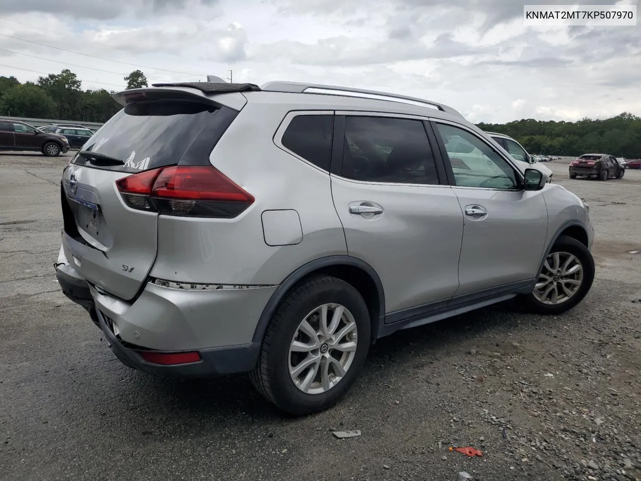 2019 Nissan Rogue S VIN: KNMAT2MT7KP507970 Lot: 72657694