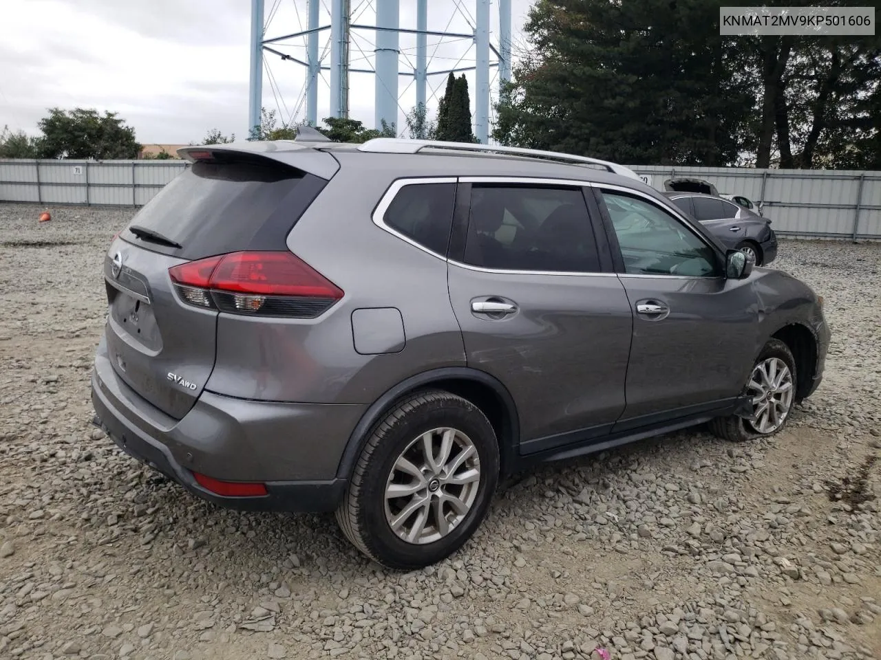 2019 Nissan Rogue S VIN: KNMAT2MV9KP501606 Lot: 72692364