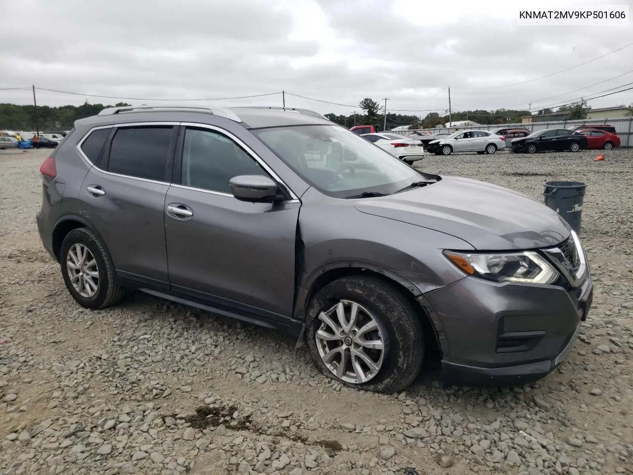 2019 Nissan Rogue S VIN: KNMAT2MV9KP501606 Lot: 72692364