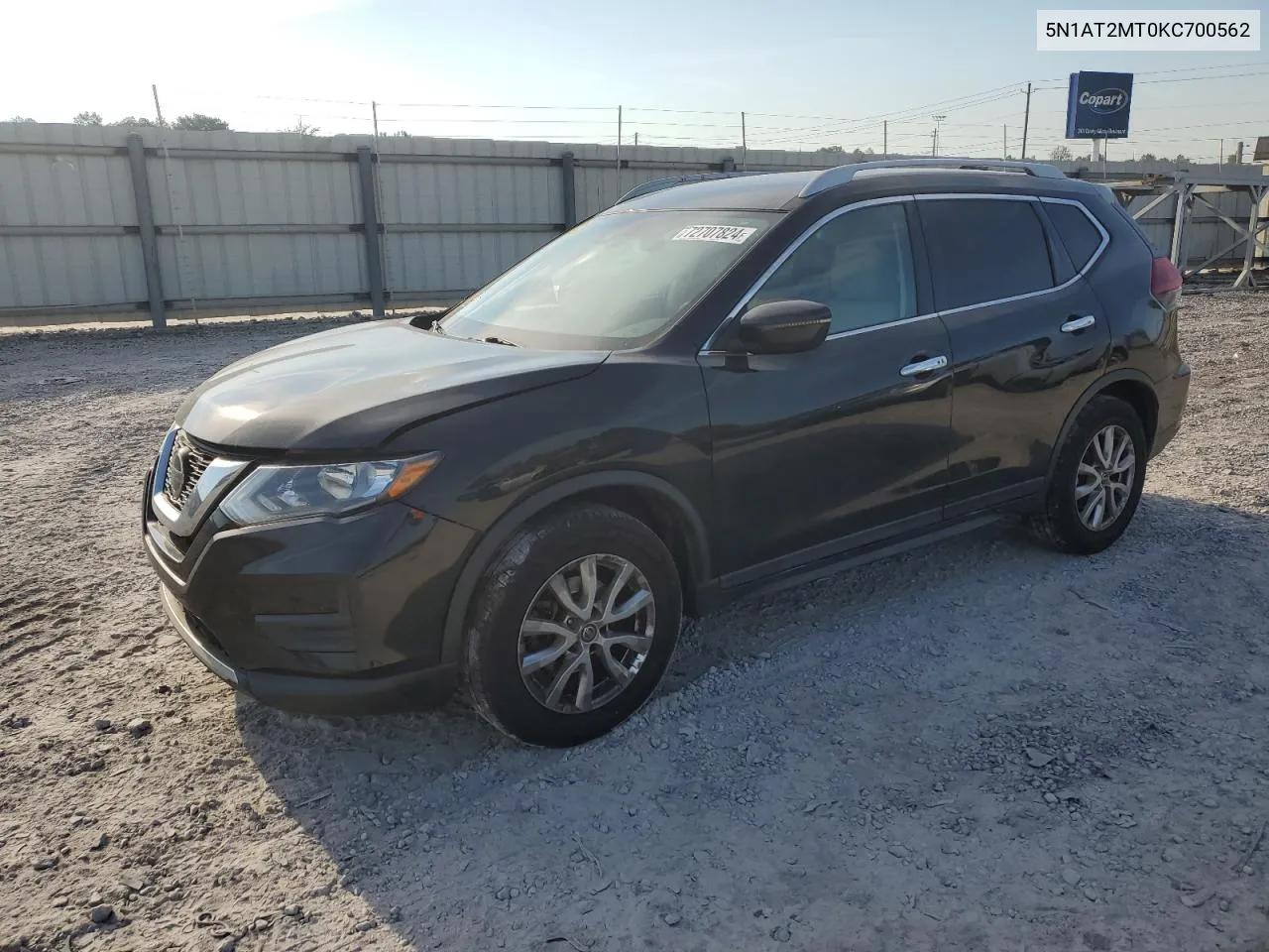 5N1AT2MT0KC700562 2019 Nissan Rogue S