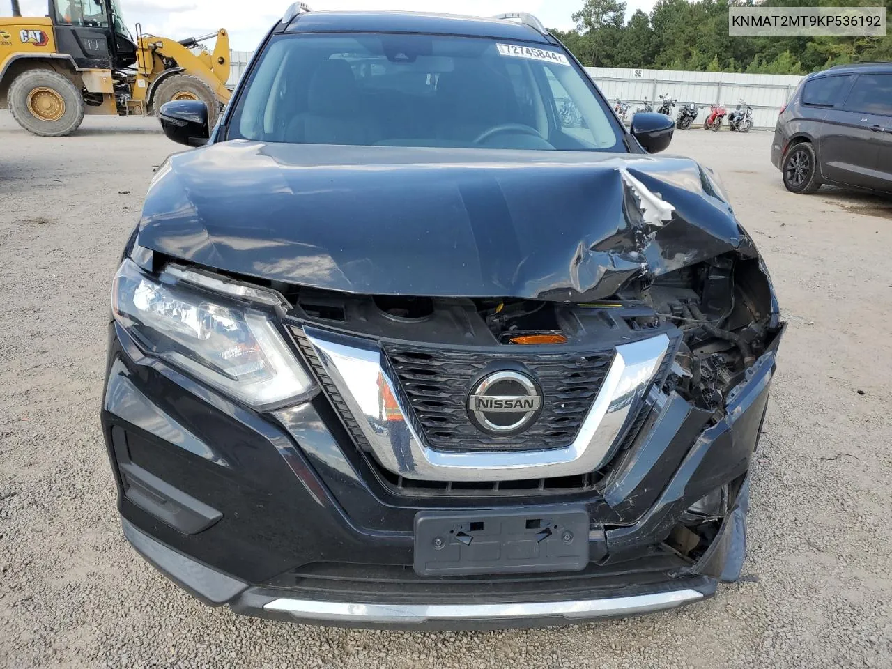 2019 Nissan Rogue S VIN: KNMAT2MT9KP536192 Lot: 72745844