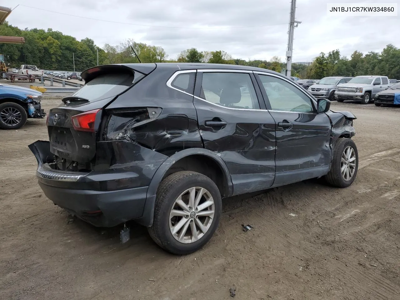 2019 Nissan Rogue Sport S VIN: JN1BJ1CR7KW334860 Lot: 72780934