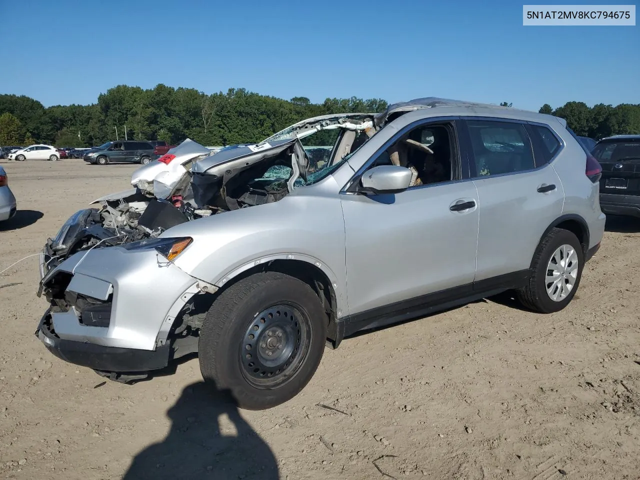 2019 Nissan Rogue S VIN: 5N1AT2MV8KC794675 Lot: 72788154