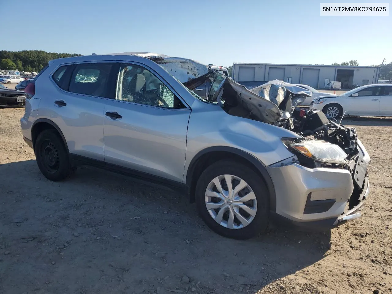 2019 Nissan Rogue S VIN: 5N1AT2MV8KC794675 Lot: 72788154