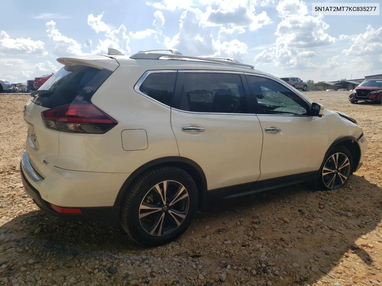 2019 Nissan Rogue S VIN: 5N1AT2MT7KC835277 Lot: 72804514