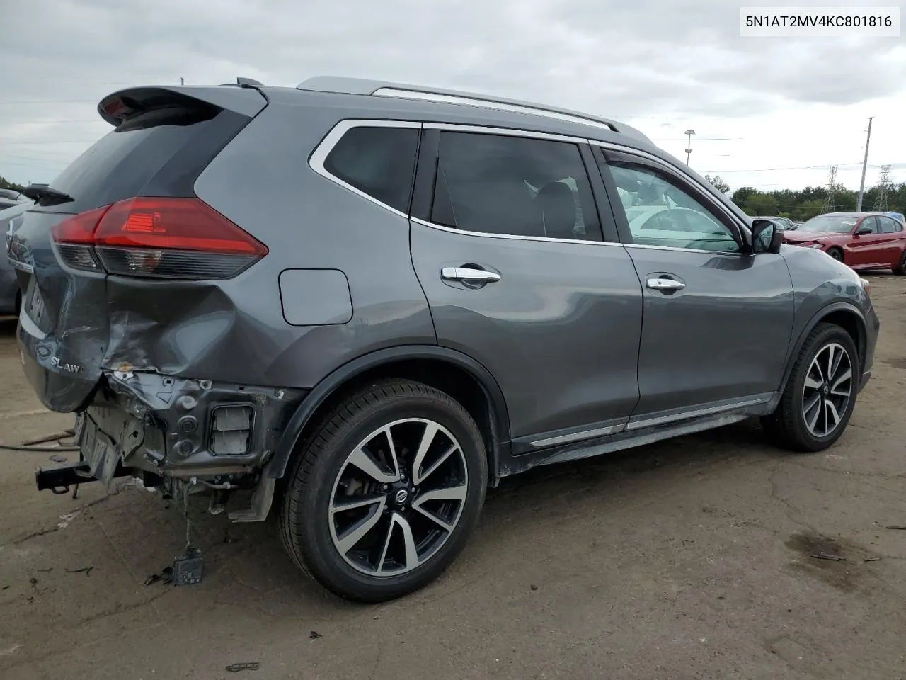 2019 Nissan Rogue S VIN: 5N1AT2MV4KC801816 Lot: 72899734