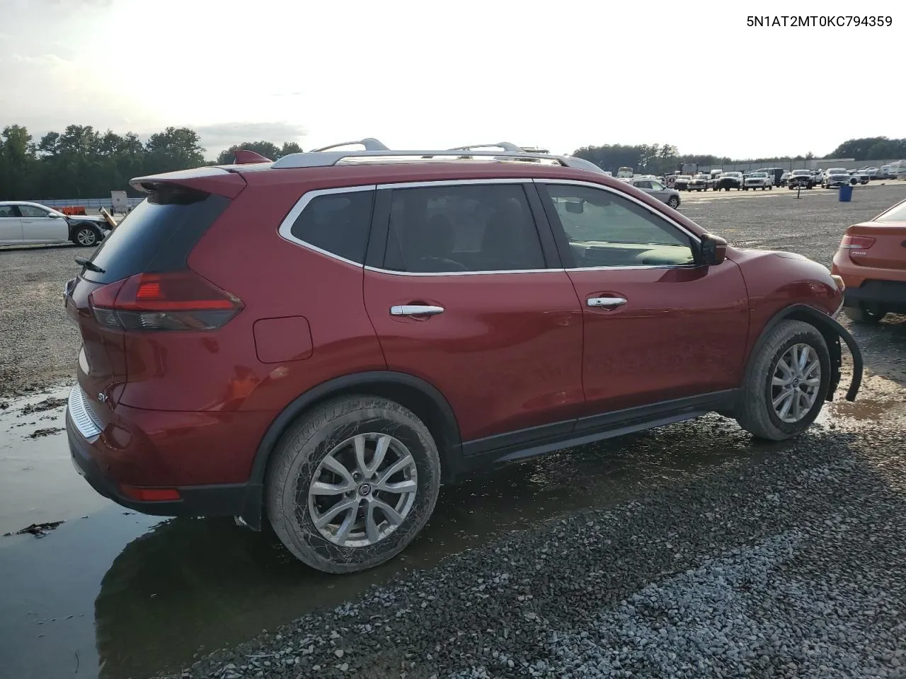 2019 Nissan Rogue S VIN: 5N1AT2MT0KC794359 Lot: 72944994