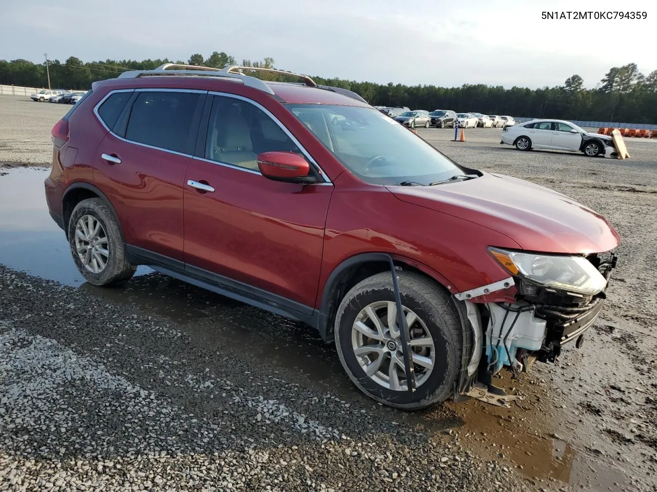 2019 Nissan Rogue S VIN: 5N1AT2MT0KC794359 Lot: 72944994