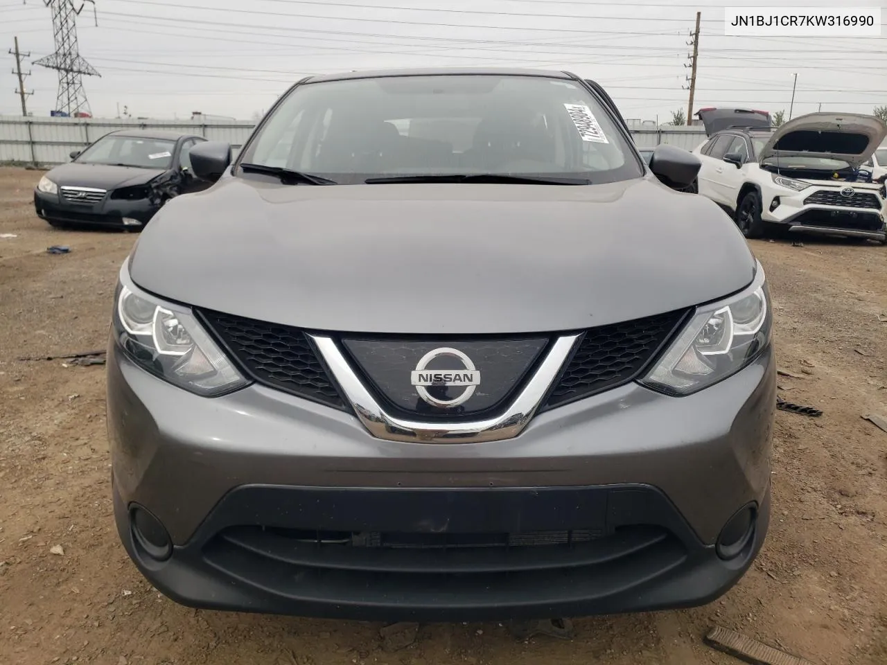 2019 Nissan Rogue Sport S VIN: JN1BJ1CR7KW316990 Lot: 72948904