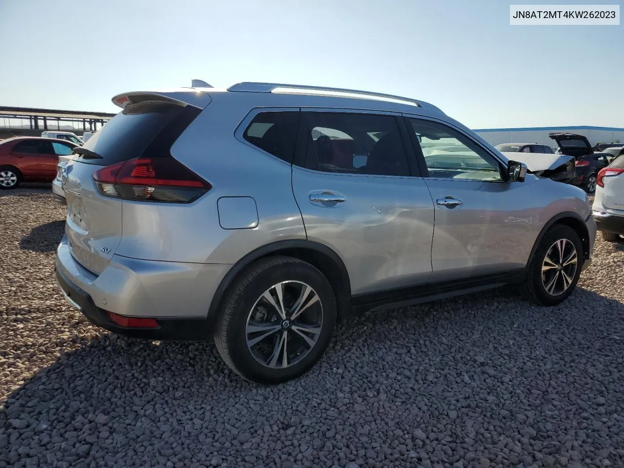 2019 Nissan Rogue S VIN: JN8AT2MT4KW262023 Lot: 72956574